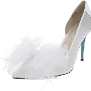 Betsy Johnson Susn2 Ivory Wedding Shoes 7.5